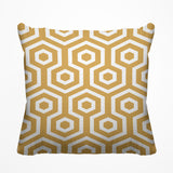 Bobs Hexes Geometric Reversible Indoor/Outdoor Square Pillow