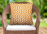 Bobs Hexes Geometric Reversible Indoor/Outdoor Square Pillow