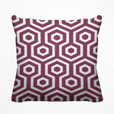 Bobs Hexes Geometric Reversible Indoor/Outdoor Square Pillow