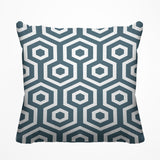 Bobs Hexes Geometric Reversible Indoor/Outdoor Square Pillow