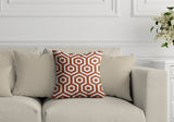 Bobs Hexes Geometric Reversible Indoor/Outdoor Square Pillow