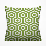 Bobs Hexes Geometric Reversible Indoor/Outdoor Square Pillow