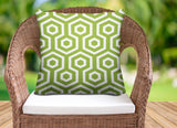 Bobs Hexes Geometric Reversible Indoor/Outdoor Square Pillow