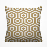 Bobs Hexes Geometric Reversible Indoor/Outdoor Square Pillow