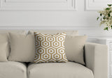 Bobs Hexes Geometric Reversible Indoor/Outdoor Square Pillow