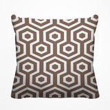 Bobs Hexes Geometric Reversible Indoor/Outdoor Square Pillow
