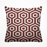 Bobs Hexes Geometric Reversible Indoor/Outdoor Square Pillow