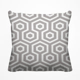 Bobs Hexes Geometric Reversible Indoor/Outdoor Square Pillow