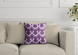 Galton Damask Outdoor Reversible Throw Square Pillow