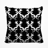 Galton Damask Outdoor Reversible Throw Square Pillow