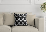 Galton Damask Outdoor Reversible Throw Square Pillow