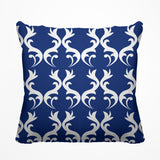 Galton Damask Outdoor Reversible Throw Square Pillow