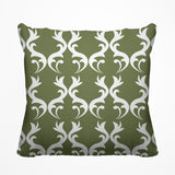 Galton Damask Outdoor Reversible Throw Square Pillow