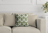 Galton Damask Outdoor Reversible Throw Square Pillow