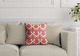 Galton Damask Outdoor Reversible Throw Square Pillow