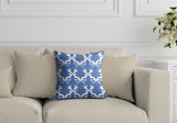 Galton Damask Outdoor Reversible Throw Square Pillow