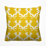Galton Damask Outdoor Reversible Throw Square Pillow