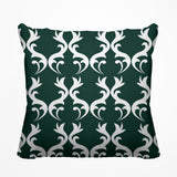 Galton Damask Outdoor Reversible Throw Square Pillow