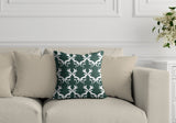 Galton Damask Outdoor Reversible Throw Square Pillow