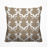 Galton Damask Outdoor Reversible Throw Square Pillow