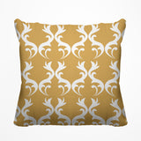 Galton Damask Outdoor Reversible Throw Square Pillow