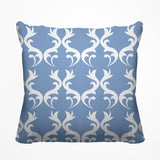Galton Damask Outdoor Reversible Throw Square Pillow