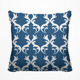 Galton Damask Outdoor Reversible Throw Square Pillow