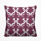Galton Damask Outdoor Reversible Throw Square Pillow