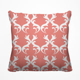 Galton Damask Outdoor Reversible Throw Square Pillow