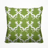 Galton Damask Outdoor Reversible Throw Square Pillow