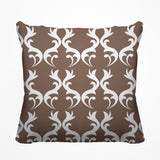 Galton Damask Outdoor Reversible Throw Square Pillow