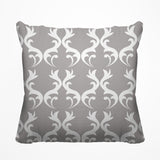 Galton Damask Outdoor Reversible Throw Square Pillow