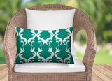 Falmore Floral Reversible Indoor/Outdoor Rectangular Pillow