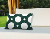 Holka Geometric Reversible Indoor/Outdoor Rectangular Pillow