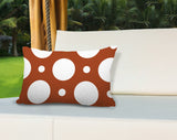 Holka Geometric Reversible Indoor/Outdoor Rectangular Pillow