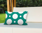 Holka Geometric Reversible Indoor/Outdoor Rectangular Pillow
