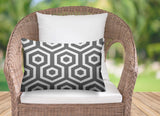 Jinnys Hexes Geometric Reversible Indoor/Outdoor Rectangular Pillow