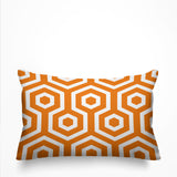 Jinnys Hexes Geometric Reversible Indoor/Outdoor Rectangular Pillow
