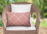 Joplin Geometric Reversible Indoor/Outdoor Rectangular Pillow