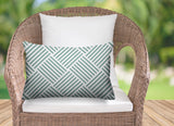Joplin Geometric Reversible Indoor/Outdoor Rectangular Pillow