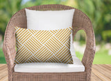 Joplin Geometric Reversible Indoor/Outdoor Rectangular Pillow