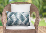Joplin Geometric Reversible Indoor/Outdoor Rectangular Pillow