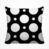 Fisk Polka Dots Outdoor Reversible Throw Square Pillow