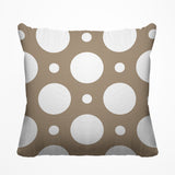 Fisk Polka Dots Outdoor Reversible Throw Square Pillow