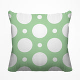 Fisk Polka Dots Outdoor Reversible Throw Square Pillow