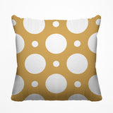 Fisk Polka Dots Outdoor Reversible Throw Square Pillow