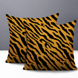 Valerie Zebra Print Indoor/Outdoor Reversible Square Pillow
