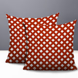 Una Geometric 2 Sets Indoor/Outdoor Reversible Square Pillow