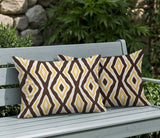 Millie Zebra Print Indoor/Outdoor Reversible Rectangular Pillow