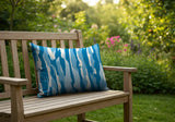 Spiro Patchwork  Indoor/Outdoor Reversible Rectangular Pillow
